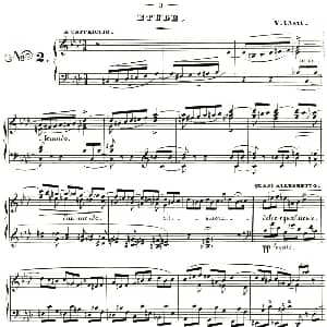 李斯特音乐会练习曲 S144 钢琴谱 李斯特