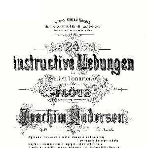 长笛曲谱 | 24 instructive Uebungen.Op.30 1—12