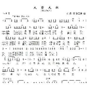 大紫大红_歌曲简谱_词曲:云泽 孙卫东