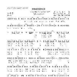 INNOCENCE_歌曲简谱_词曲:Eir,重永亮介 重永亮介