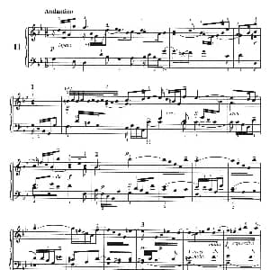 三部创意曲 No.11 钢琴谱 巴赫 巴赫