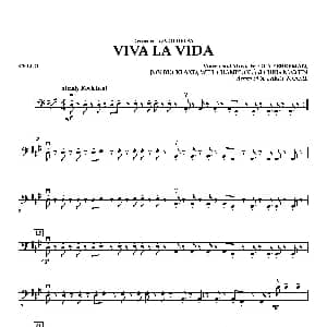 VIVA LA VIDA 大提琴分谱