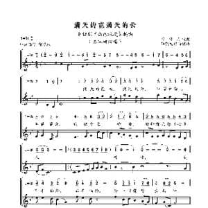 满天的花满天的云_歌谱投稿_词曲:常馨内 常馨内