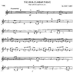 小提琴谱 | THE JOHN DUNBAR THEME