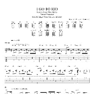 tommy emmanuel i go to rio 吉他谱