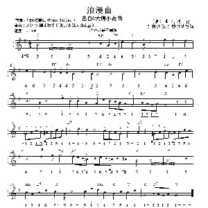 电子琴谱 | 浪漫曲 选自G大调小夜曲 线简谱混排版 奥 莫扎特