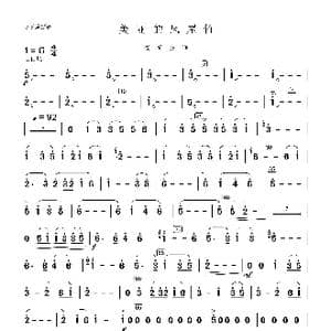 美丽的凤竹_歌曲简谱
