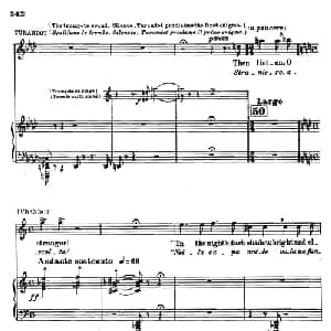 图兰朵公主 三幕五场歌剧_外国歌谱_词曲: 普契尼