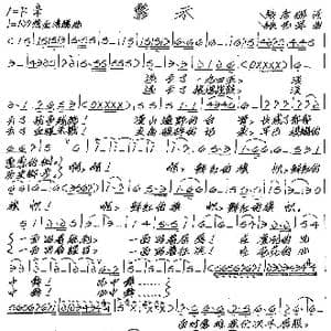 警示_歌谱投稿_词曲:张彦辉 张艺军