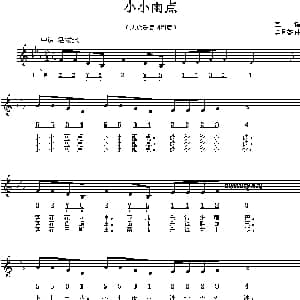 小小雨点_儿歌乐谱_词曲: 金月苓