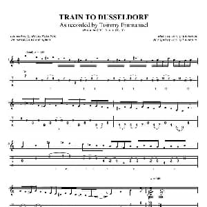 tommy emmanuel train to dusseldorf 吉他谱