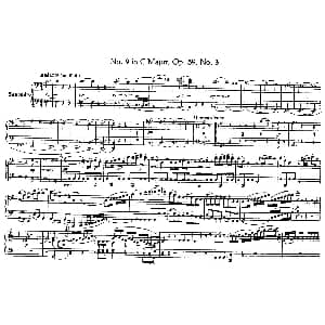 String Quartet No.9 in C Major Op.59 3 4 Hands 钢琴谱 路德维希 冯 贝多芬