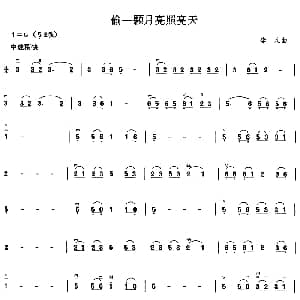 二胡谱 | 偷一颗月亮照亮天
