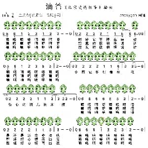 滴答 电视剧 北京爱情故事 插曲 陶笛谱