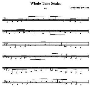 Whole Tone Scales Tuba 大号练习教材选曲