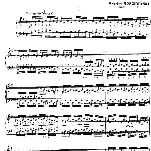 20 Petites Etudes, Op.91 钢琴谱 莫什科夫斯基
