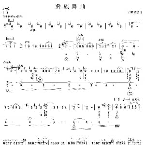 琵琶谱 | 彝族舞曲 王惠然