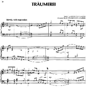 TRAUMEREI 钢琴谱