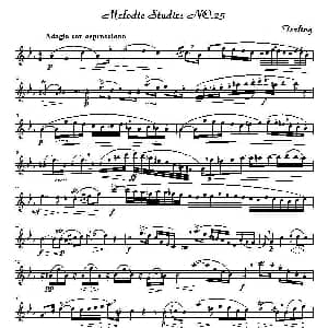 萨克斯谱 | 四十八首旋律练习曲之二十五