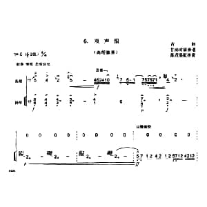双声恨 高胡独奏 扬琴伴奏 古曲 陈茂坚配伴奏