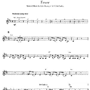 电子琴谱 | Fever 约翰 大卫波特