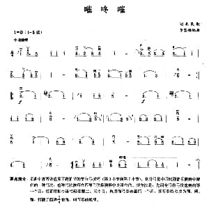 二胡谱 | 崔咚崔 湖北民歌 李坚雄编曲