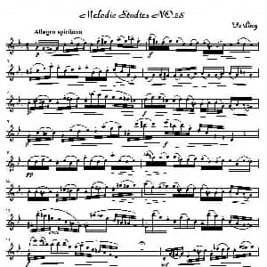 萨克斯谱 | 四十八首旋律练习曲之二十八