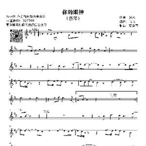 你的眼神_歌谱投稿