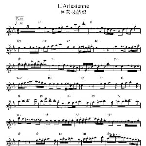 电子琴谱 | 阿莱城姑娘