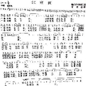 北京城_歌谱投稿_词曲:魏力兴 邓永旺 吴家治