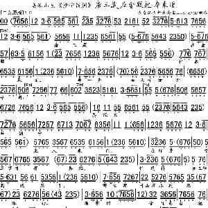 京剧谱 | 唐三藏在金殿 沙桥饯别 选段 琴谱
