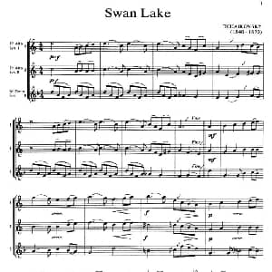 萨克斯谱 | swan lake 三重奏 柴可夫斯基