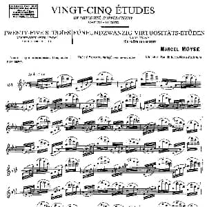 长笛曲谱 | Moyse 25 Studies after Czerny flute 之24 25首改编自车尔尼作品的练习曲 Moyse