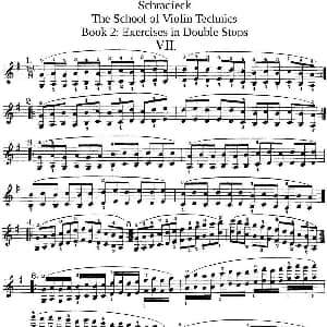 小提琴谱 | 史拉迪克小提琴技术练习 第2册 Ⅶ
