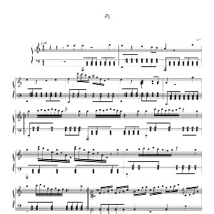 雨 钢琴谱 心兰