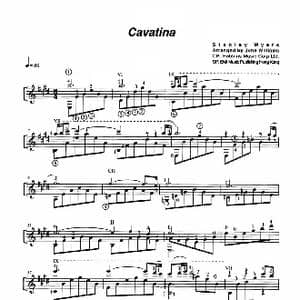 卡伐蒂娜_歌曲简谱