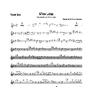 萨克斯谱 | S7even Large 次中音萨克斯
