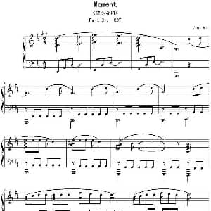 Moment 钢琴谱 Zinc编制