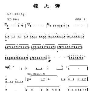笛子谱 | 塬上诉 卢耀波