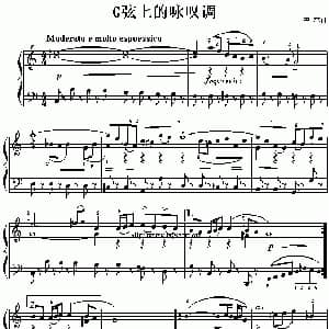 手风琴谱 | G弦上的咏叹调 巴赫