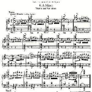 李斯特六首帕格尼尼练习曲之 钢琴谱