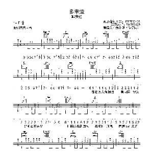 多幸运 吉他谱 韩安旭