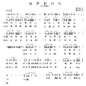 狂野鄱阳湖_歌曲简谱_词曲:时夫宝 曹天寿