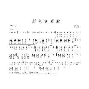 新龟兔赛跑_歌曲简谱_词曲:孙国良 黄永杰