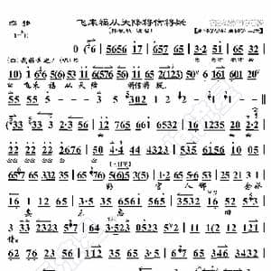 痴梦 飞来福从天降将信将疑_歌曲简谱_词曲:暂无 恒流星制谱