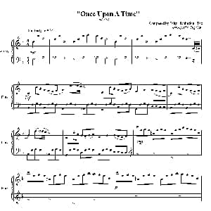 Once Upon a Time 钢琴谱