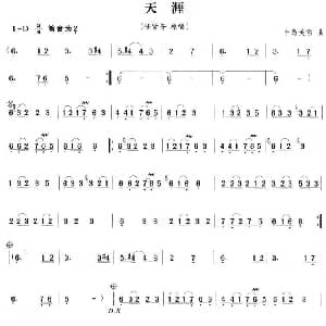 笛子谱 | 天涯 中岛美雪