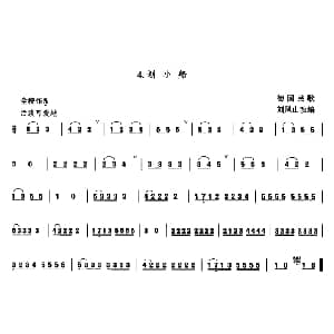 葫芦丝谱 | 划小船 德国民歌