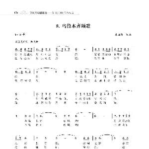 乌鲁木齐颂歌_歌曲简谱_词曲:朱国鑫 朱国鑫