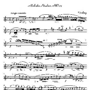 萨克斯谱 | 四十八首旋律练习曲之十七